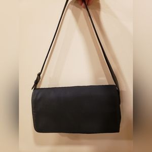 Coach Textile Leather Black Bag No. H9J-7418